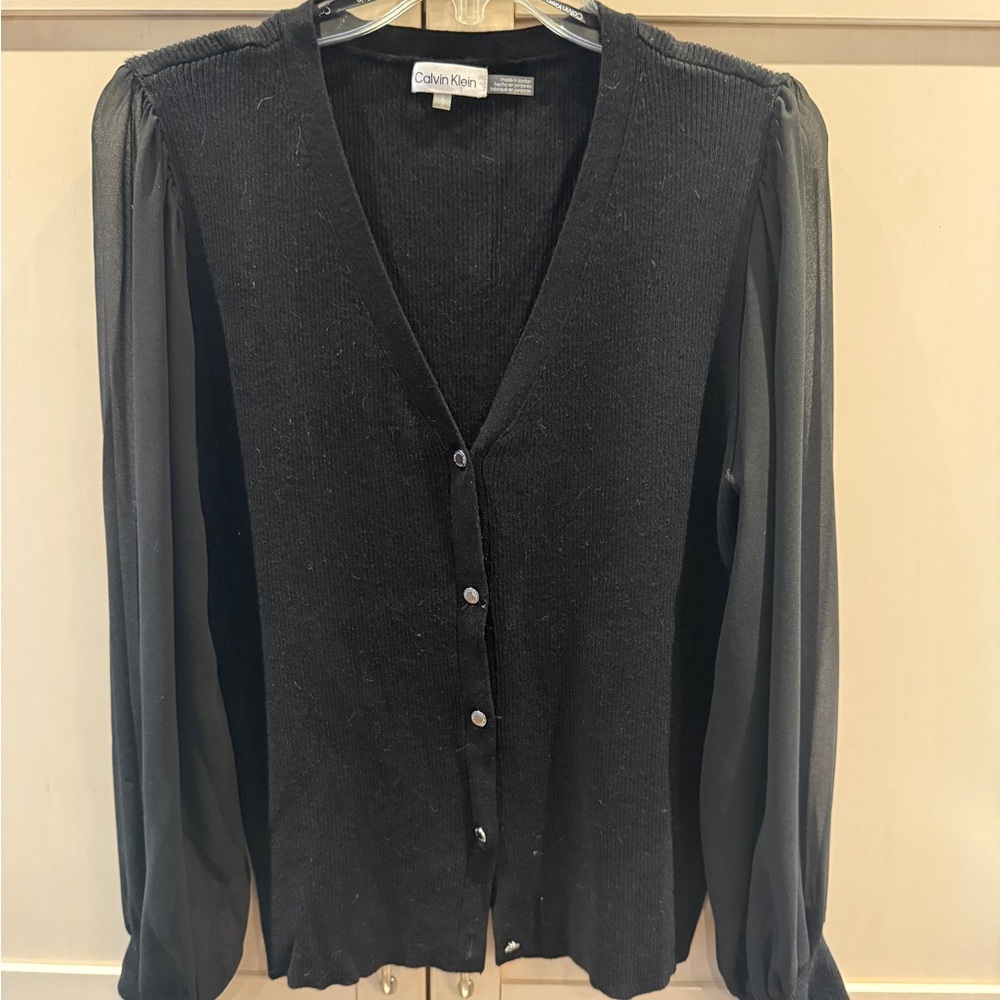 Calvin Klein Classic Black Elegant Sweater
